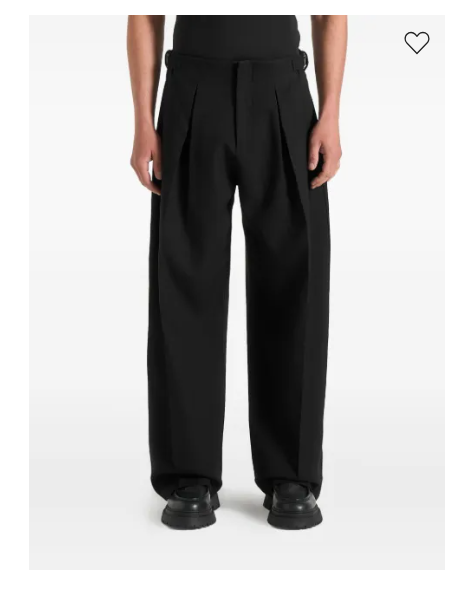 Manière De Voir  Lior box-pleat wide-leg trousers